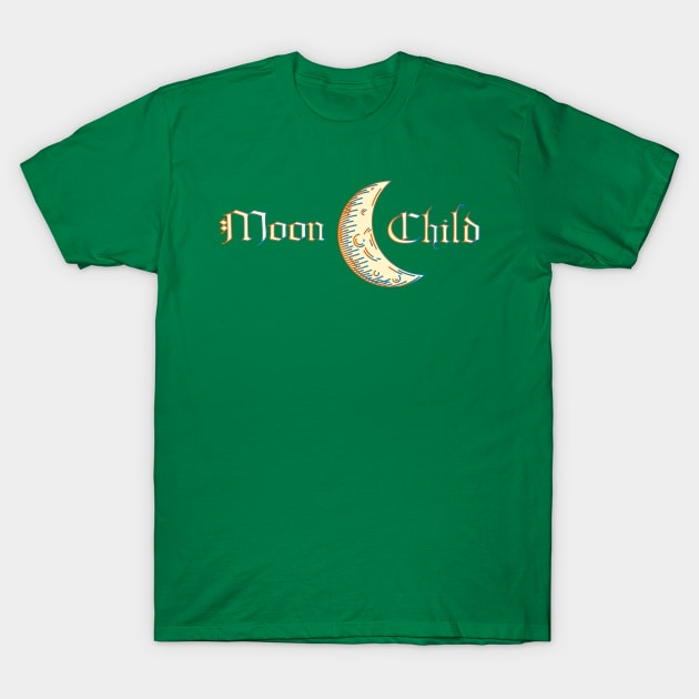 Moon Child T-Shirt by Gregorous Design